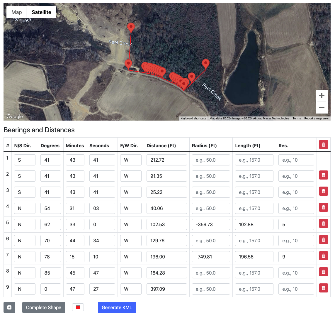 Map My Survey Tool Screenshot 2